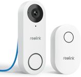 REOLINK 5MP Video Doorbell PoE Camera with Chime, 3:4 Head-to-Toe View, 2-Way Audio, Person/Package Detection, Outdoor Waterproof, Smart Alerts, Supports NVR