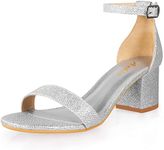 Ankis Sliver Heels Women's Open Toe