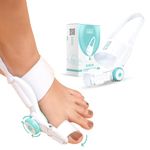 UltraCare PRO ERGO Bunion Corrector - 1 year Warranty - Orthopedic Bunion Toe Straightener - Foot Thumb Straightener - Foot Support - For Men & Women - Medical Grade Splint - 3D Adjustable Knob