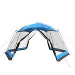 Hyper Venture Screen House 15x13 FT Mesh Canopy Tent Camping Gazebo Shelter for 8-10 People Outdoor Party Activities