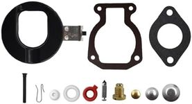 WFLNHB Carburetor Carb Repair Kit w/Float Replacement for Johnson Evinrude 9.9 HP 15 HP 1974-1988 398453