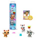 Littlest Pet Shop Bandai Series 2 Pet Trio Tube Zoo Pets | Each Pet Trio Tube Contains 3 LPS Mini Pet Toys 1 Accessory 1 Collector Card And 1 Virtual Code | Collectable Toys For Girls And Boys