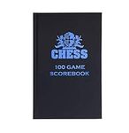 We Games Hardcover Chess Notation Scorebook - Black