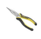 Stanley Max Steel Long Nose Plier 200MM 089 870, Black/Yellow