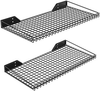Ultrawall Wall Mounted Storage Shelf for Garage, 2 Pack Metal Shelf Rack, Heavy-Duty Wall Organizer Shelves Suitable for Shop, Shed, Garage 23.5inch x 12inch