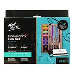 Mont Marte -Calligraphy Pen Set-32Pcs Box|Multicolor