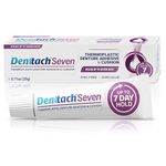Denttach Seven Denture Adhesive, Thermoplastic Denture Adhesive, Cushion, Reliner for Upper and Lower Dentures, Comfortable, Secure Denture Grip for Up to 7 Days, Non Glue, Zinc Free