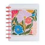 Happy Planner Disc-Bound July 2024–June 2025 12-Month Daily Planner, Classic Size, Vertical Layout, Poppy Piping, 72 Pages, 12 Dividers, 2 Sticker Sheets, 17.78 x 24.77 cm (7" x 9 3/4")