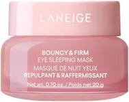 LANEIGE Bouncy & Firm Eye Brightening Sleeping Mask: Peony, Collagen Complex, Depuff, Dark Circle, Hydration, Cooling