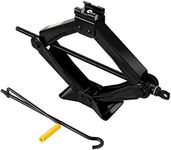 J - GO THE BUSINESS HUB Scissor Jack Car Jack Set with Lifting Rod All Hatchback & Sedan Ton All Terrain Tire Scissor Jack, Car Lift, Automotive Exterior Parts (1.5 TON)