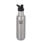 Klean Kanteen Stainless Steel Bottle with 3.0 Sport Cap 27-Ounce (Brushed Stainless)