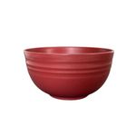 Irida Naturals Unbreakable Wheat Straw Serving Bowl - 6 Inch(Ruby Red)Eco-Friendly Microwave Safe Bowl,Dish Washer,Salad Bowl,Mixing Bowl Ideal For Snacks,Rice,Salad&Noodles,300 ML