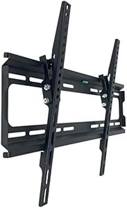 BashTech Tilt TV Wall Mount Bracket for 32-70 Inch LED, LCD Flat Screen TVs, Slim TV Mount up to VESA 450-600 mm and 75 KG, Easy Fix on 450-600 cm Wood Studs