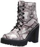 Madden Girl Women's Archiee Fashion Boot, Natural Multi, 5.5 UK