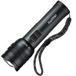 LED Torch Super Bright E·Durable 1200 Lumens Rechargeable Tactical Flashlight 5200mAh Battery COB Work Light 10 Modes Adjustable Focus IP67 Waterproof Magnet Torches for Emergency Camping Hiking