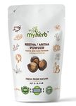 MYHERB Natural 100% Pure Organic Double Filtered Aritha/Reetha (Sapindus Trifoliatus) Powder || 227 Gm/0.5 Lbs || Ayurvedic Formula || For Face,Skin & Hair Care