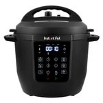 Instant Pot 5.7L Classic Electric Multicooker - 7-in-1 Smart Cooker - Pressure, Slow, Steamer, Sauté, Yogurt Maker, Egg Cooker, Food Warmer - Stainless Steel, Black