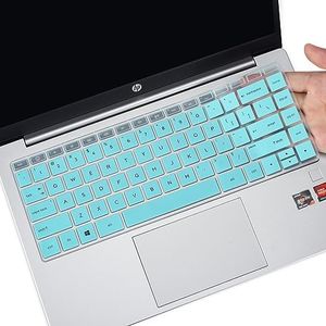 CaseBuy Keyboard Cover for 2024 2023 HP Envy 14 14-em 14-ES 14-ep 14-ek 14-ed 14-es1023dx 14t-es000 es0013dx es0033dx 14-ek0073dx ek0033dx 14t-eh100, HP Pavilion 14 Keyboard Protector Skin -Mint