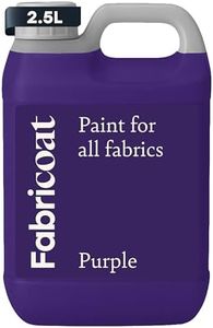 Fabricoat - Fabric Paint for Furniture - 85 oz / 2.5L Purple - Restore or Change the Color of Couches, Chairs, Upholstery, Soft Furnishings, Car Interiors, Clothing, & Footwear