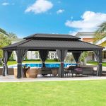 DWVO 12x20ft Hardtop Gazebo Double 