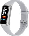 Fitness Tracker with 24/7 Heart Rate Blood Oxygen Sleep Monitor,Activity Tracker with 1.1" AMOLED Touch Color Screen, Multiple Sport Modes Step Counter,IP68 Waterproof for Women Men (Gray)