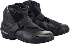 Alpinestars SMX-1 R V2 Vented Mens Motorbike Boots 10.5 D(M) US Black Black