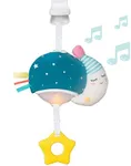 Taf Toys Musical Mini Moon, On-The-Go Pull Down Hanging Music and Lights Infant Toy | Parent and Baby’s Travel Companion, Soothe Baby, Keeps Baby Relaxed While Strolling, for Newborns and Up