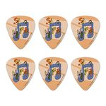 Fraggle Rock Music Note Novelty Guitar Picks Medium Gauge - Set of 6