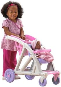 American Plastic Toys Kids Shop with Me Stroller, 22.5” x 13.125” x 19.875”, Pink