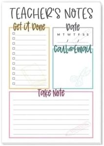 Tiny Expressions Teacher Notepad - To Do List Note Pad - Stationary Must Haves for Elementary and Middle School - Teacher Appreciation Gifts