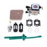 Hicello Fuel Line Carburetor Kit for STIHL FS38 FS45 FS55 String Trimmer Weed Eater Part