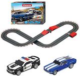 Carrera 63504 Speed Trap Battery Operated 1:43 Scale Slot Car Racing Track Set with Jump Ramp