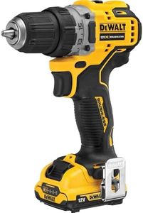 DeWALT DCD701D2-GB XR Keyless 12V Cordless Drill Driver kit with 2 x 12v XR Batterys Charger and TSTAK Kitbox