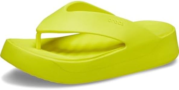 Crocs Women's Getaway Platform Flip Flop, Acidity, 7 US