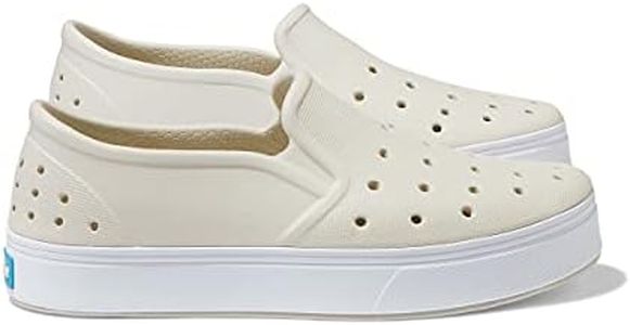 People Footwear Slater Kids, Water Shoes for Kids, Comfort and Style, These Durable EVA Sneakers are Lightweight, Waterproof & Anti-Slippery, Picket White