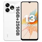 UMIDIGI A15 Cell Phones 16(8+8)G+256G, Android 13 Mobile Phone, 64MP Main Camera Octa Core Smartphone Unlocked 6.7” HD+ Full-View Waterdrop Screen, 5000mAh Battery 20W Fast Charging, 4G Dual SIM, NFC.