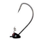 Yum Lures Pumpkin Ed Jig Hook 4/0 (Black, 1/4-Ounce)