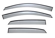 WellVisors Window Visors Wind Deflectors For 2004-2009 Lexus RX330 RX350 RX400h With Black Trim Rain Guards