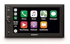 Sony XAV-AX1000 Media Receiver (6.2 Inch, with Bluetooth and Apple CarPlay) - Black