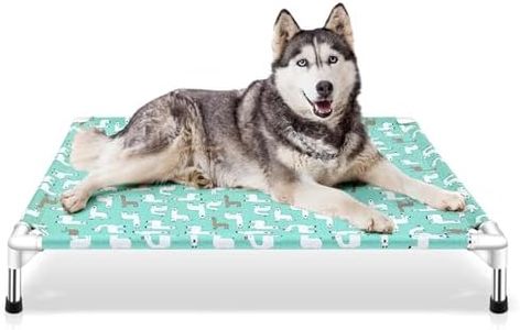 Elevated Dog Bed Pet cot for Large Dogs, Indoor and Outdoor Use for Large Pets