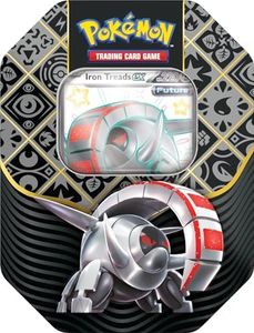 Pokémon Emon Tin - Iron Treads ex Pewter, Silver