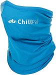 Chill Pal Neck Gaiter Face Mask Cooling Towel (Blue, Full Size)