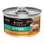 Purina Pro Plan Wet Cat Food, Focus, Kitten Chicken and Liver Entrée, 3-Ounce Can, Pack of 24