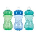 Nuby 3 Pack No Spill Toddler Sippy 