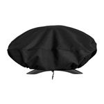 Outspark 7111 Grill Cover for Weber Q2000 and Q200 Series Gas Grills,Portable BBQ Grill Cover with Adjustable Hauling Rope,600D