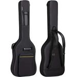 CAHAYA Bass Guitar Bag Gig Bag Size 39 Inch Electronic Guitar Case 8mm Padding Padded Soft Guitar Case Black, CY0222