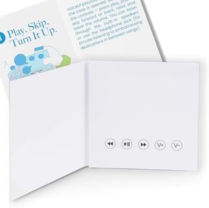 VoiceGift VoiceLP Audio Recording Card, Stores 2 Hours of Clear Audio for Playlist, Special Event Recording, Greeting or Birthday Card