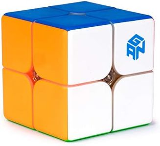 GAN 249 V2, 2x2 Speed Cube Gans Mini Cube Puzzle Toy 2x2x2 Magic Cube 49mm (Stickerless)