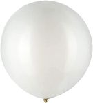 10Pcs Large Balloons 24 Inches White Balloons Pastel Balloons Big Balloons Giant Latex Balloons Party Balloons for Wedding Birthday Party Halloween Christmas Baby Shower Carnivals