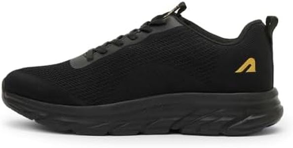 Boldfit Running Shoes for Man Comfortable Sports Shoes for Men Running Lightweight Gym Shoe for Men Workout Soft Cushioned Walking Shoe for Man Anti Slip Gym Footwear Black